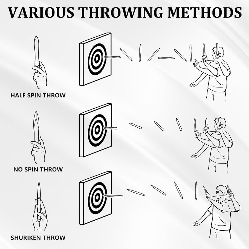 Throwing life Throwing Set, Durable Hign Density Stainless Steel Throwers for Sporting Practice, Outdoor Fun, and Skill Training, Smal, Medium, Large Sizes - Image 4
